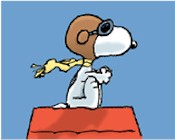 Snoopy flying ace