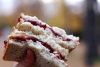 Cream cheese and jelly sandwiches