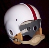 Football helmets without face masks