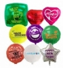 helium-filled Mylar balloons