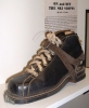 Lace-up leather ski boots